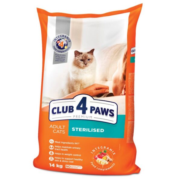 CLUB 4 PAWS PREMIUM "STERILISIERT" 14 kg