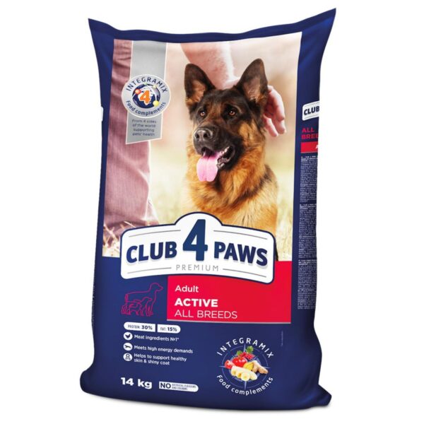 CLUB 4 PAWS "ACTIVE" PREMIUM 14 kg