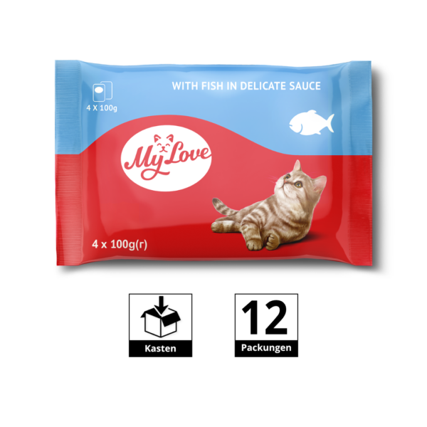12X0,4Kg MY LOVE "MIT FISCH in feiner Sause"